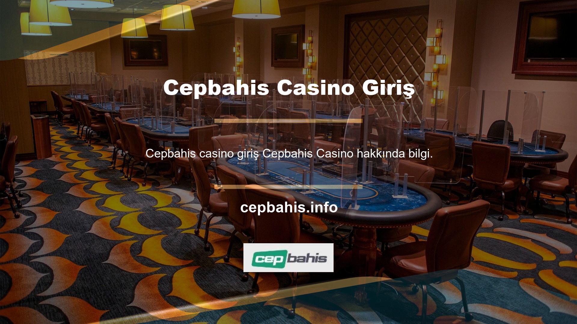 Cepbahis Login Casino sitesine girmek isteyenler sitemiz üzerinden giriş yapabilir